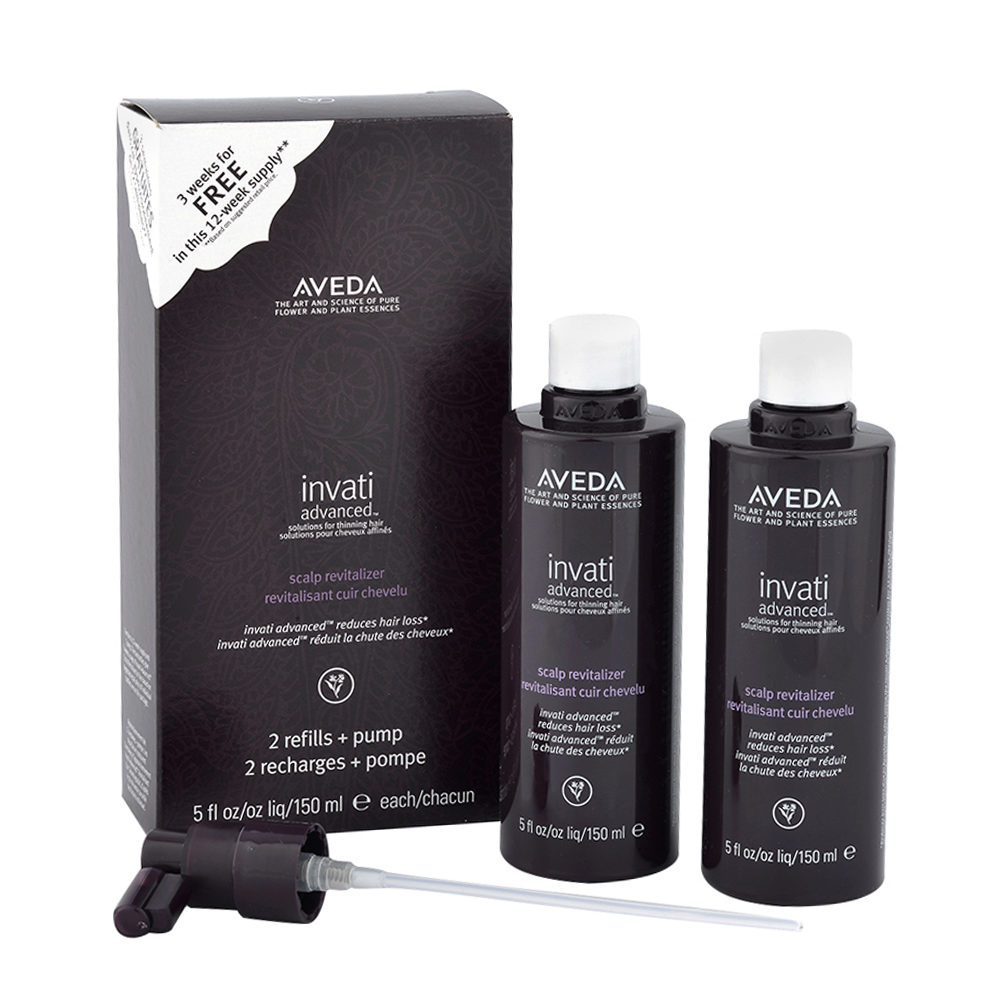 Aveda Invati advanced™ Scalp revitalizer 2x150ml - verstärkende Behandlung für feines Haar