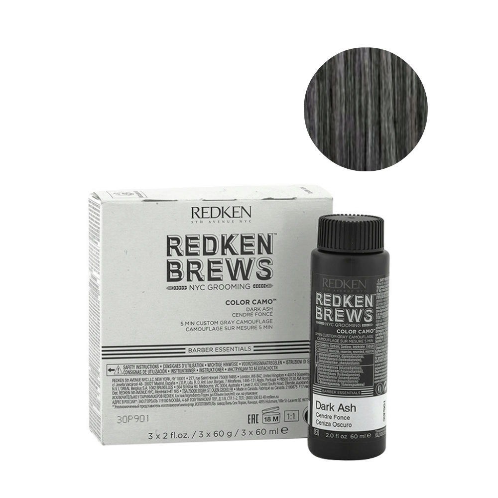 Redken Brews Man Color Camo Dark Ash 3x60ml