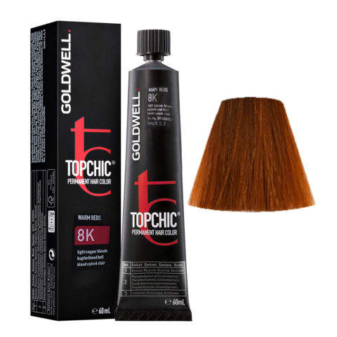 8K Kupferblond hell  Topchic Warm reds tb 60ml