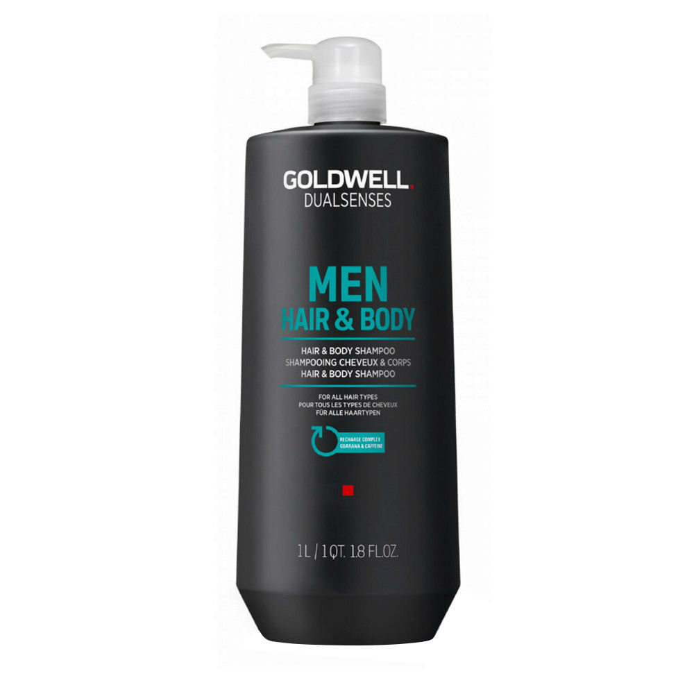 Goldwell Dualsenses men Hair & body shampoo 1000ml - Duschshampoo für alle Haartypen