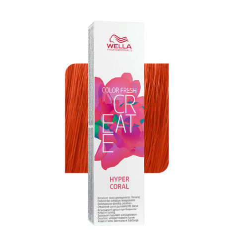 Wella Color Fresh Create Hype Coral 60ml - Semi-permanente Direktfarbe