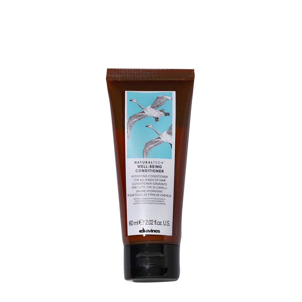 Davines Naturaltech Wellbeing Conditioner 60ml - Feuchtigkeitsspendender Conditioner für alle Haartypen