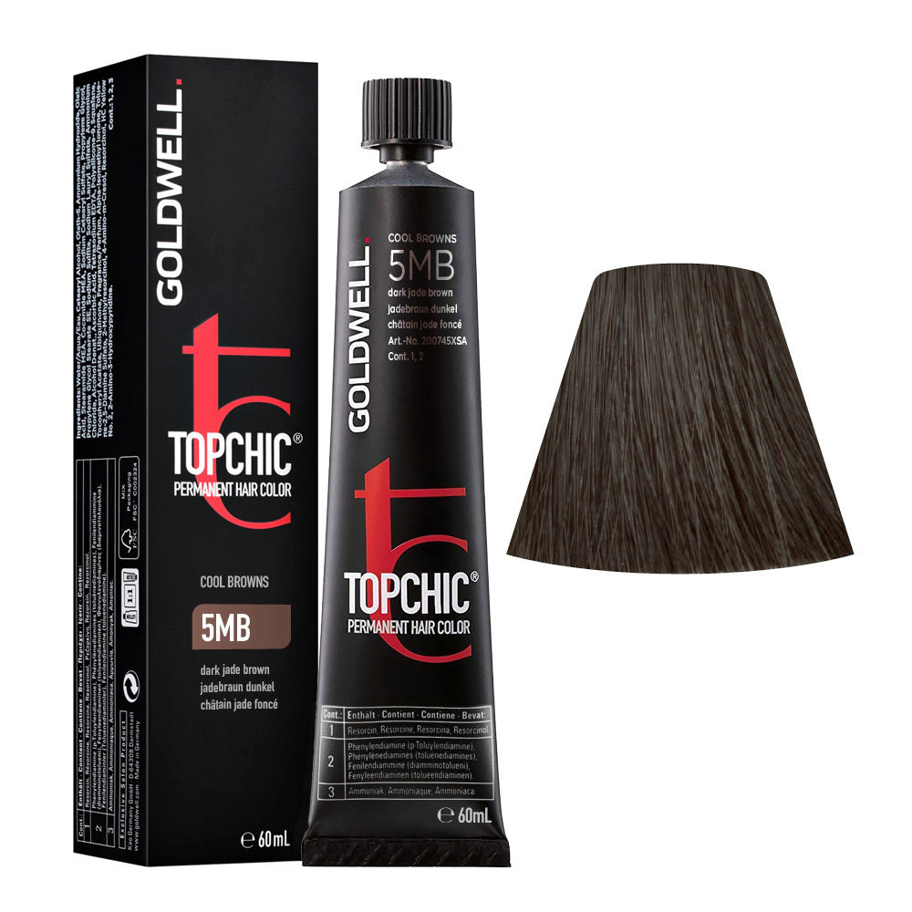 5MB Jadebraun dunkel Goldwell Topchic Cool browns tb 60ml