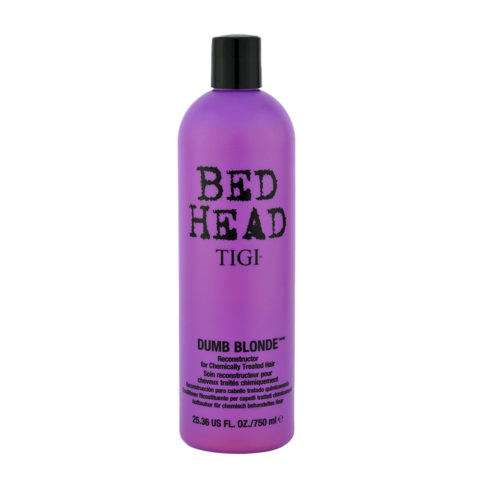 Tigi Bed Head Dumb Blonde Reconstructor Conditioner 750ml - Conditioner für behandeltes blondes Haar