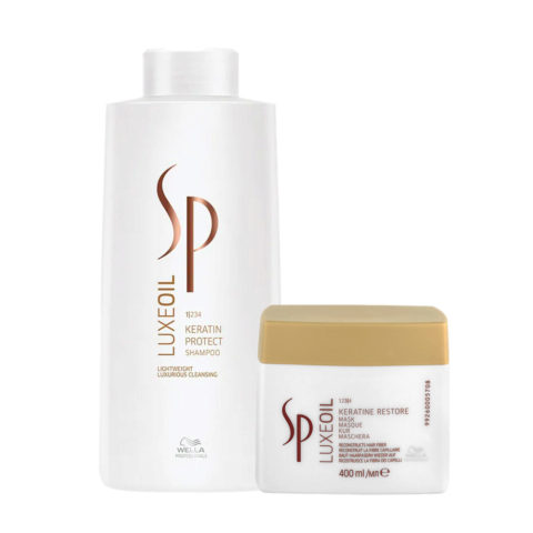 Wella SP Luxe Oil Keratine Protect Shampoo 1000ml Mask 400ml