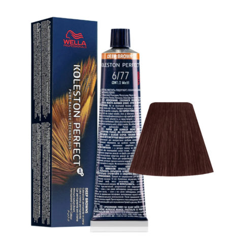 Koleston Perfect Me+ Deep Browns 6/77 Intensives Dunkles Sandblond 60 ml - permanente Färbung