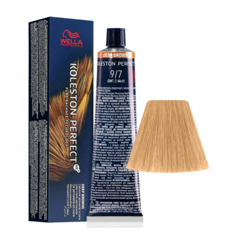 Wella Koleston Perfect Me+ Deep Browns 9/7 Sehr Helles Sandblond 60 ml - permanente Färbung