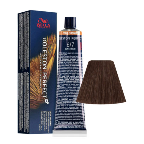 Wella Koleston Perfect Me+ Deep Browns 6/7 Dunkelblonder Sand 60 ml - permanente Färbung