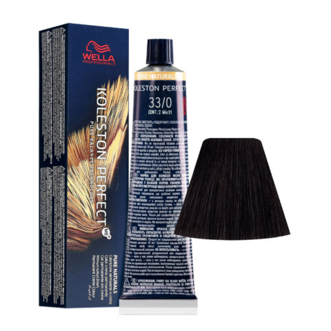 Wella Koleston Perfect Me+ Pure Naturals 33/0 Intensives Dunkelbraun 60 ml - permanente Färbung