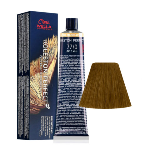 Wella Koleston Perfect Me+ Pure Naturals 77/0 Mittelintensives Blond 60ml - permanente Färbung