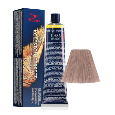 Wella Koleston Perfect Rich Naturals 10/86 Violettes Perl-Platinblond 60 ml  - permanente Färbung