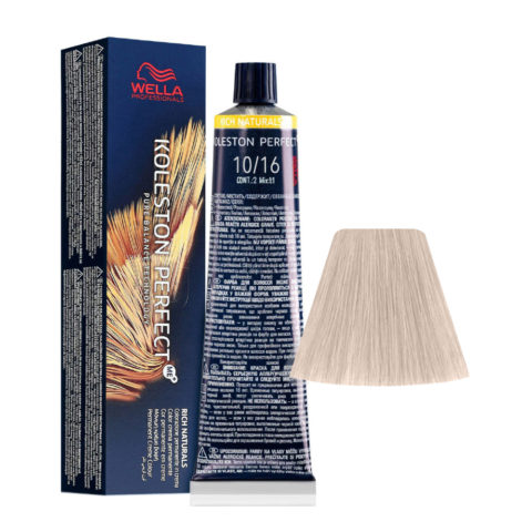 Wella Koleston Perfect Me+ Rich Naturals 10/16 Violletes Platin-Aschblond 60 ml  - permanente Färbung