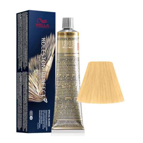 Wella Koleston Perfect Me+ Special Blondes 12/03 Natürlich Golden 60 ml  - permanente Färbung