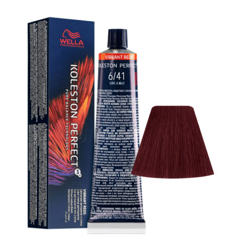 Wella Koleston Perfect Me+ Vibrant Reds 6/41 Dunkelblond Kupferasche 60 ml – permanente Färbung