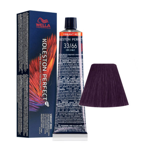 Koleston Perfect Me+ Vibrant Reds 33/66 Intensives Dunkelbraun Intensives Violett 60 ml – permanente Färbung