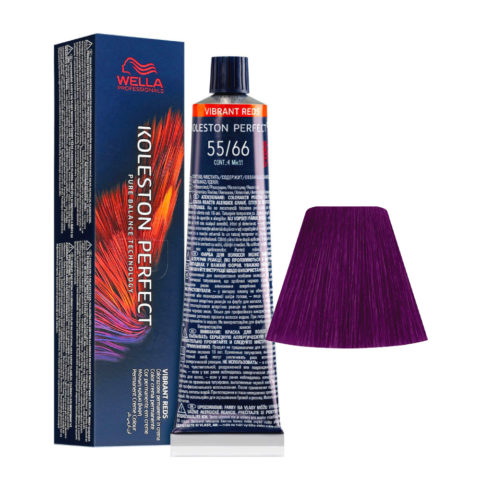 Koleston Perfect Me+ Vibrant Reds 55/66 Intensives Hellbraun Intensives Violett 60 ml – permanente Färbung