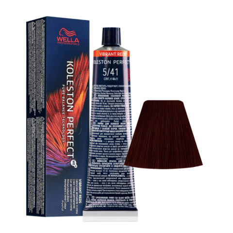 Koleston Perfect Me+ Vibrant Reds 5/41 Hellbraun Kupferasche 60 ml – permanente Färbung