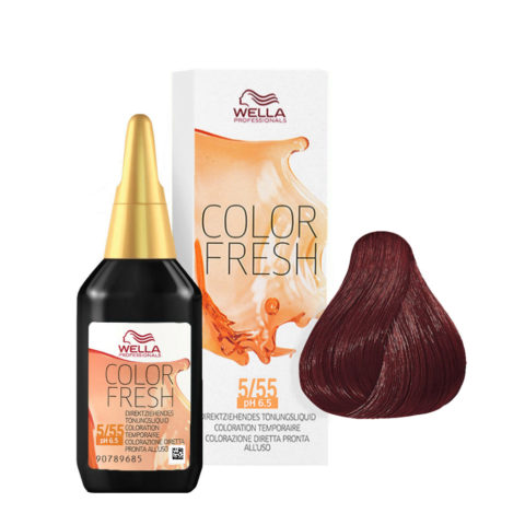 Color Fresh 5/55 Intensives Mahagoni-Hellbraun 75 ml - Farbauffrischer ohne Ammoniak