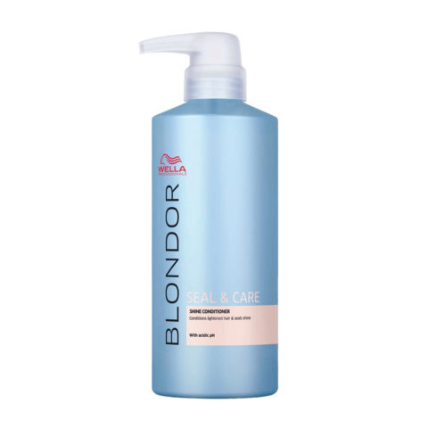 Wella Blondor Seal & Care Shine Conditioner 500ml - Nachbehandlung gebleichtes Haar