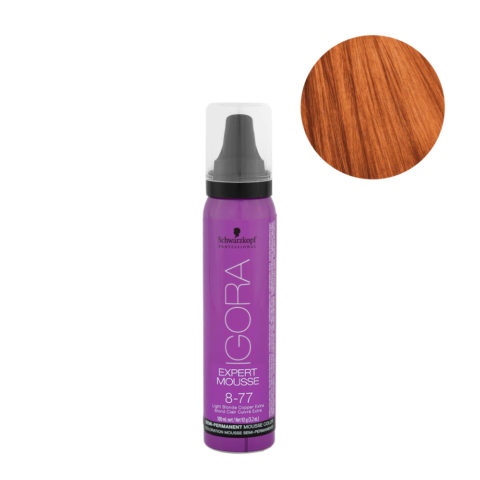 8-77 Hellblond Kupfer Extra Schwarzkopf Igora Expert Mousse 100ml