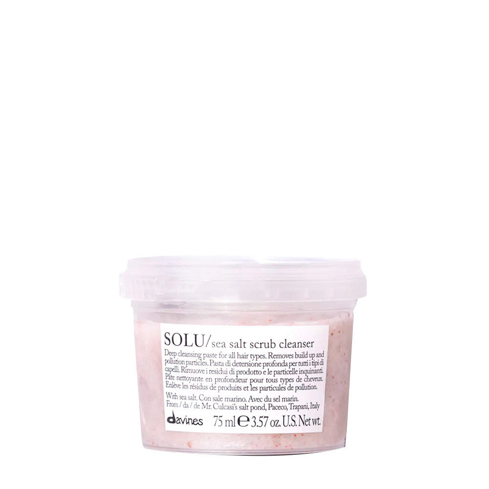 Davines Essential HairCare Solu Sea Salt Scrub Cleanser 75ml - Meersalzpeeling für alle Haartypen