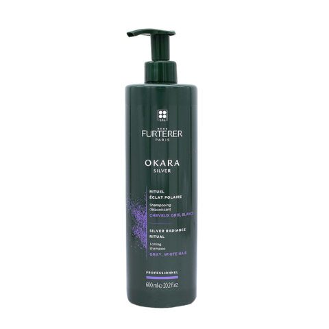 René Furterer Okara Silver Shampoo 600ml - Anti-Gelb-Shampoo
