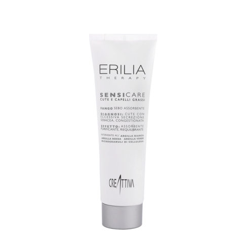 Creattiva Erilia Sensicare Fango Sebo Assorbente 300ml - Kopfhautausgleichende Behandlung