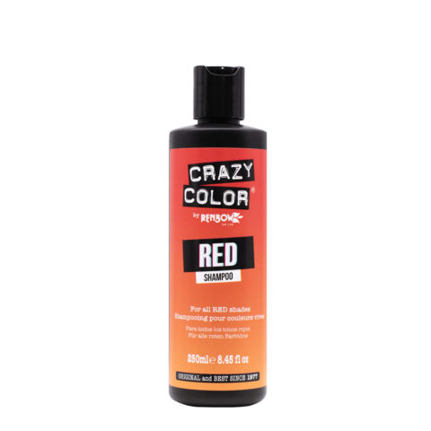 Crazy Color Shampoo Red 250ml - Shampoo für rot Haar