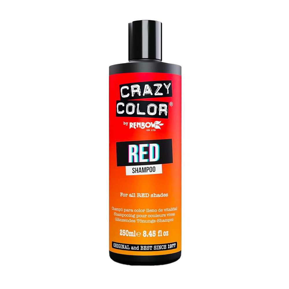 Crazy Color Shampoo Red 250ml - Shampoo für rot Haar
