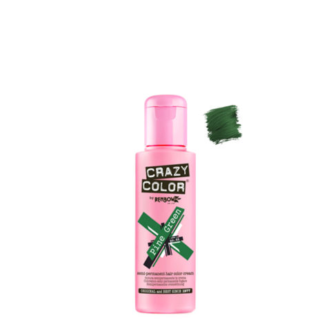 Crazy Color Pine Green no 46, 100ml - Farbcreme Holzfarbe Grün