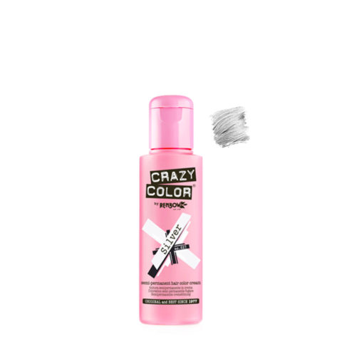 Crazy Color Silver no 027, 100ml - Farbcreme Silber