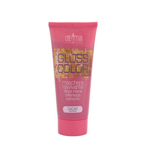 Creattiva Erilia Gloss Color Revitalizing Mask Kakao 200ml - Braun