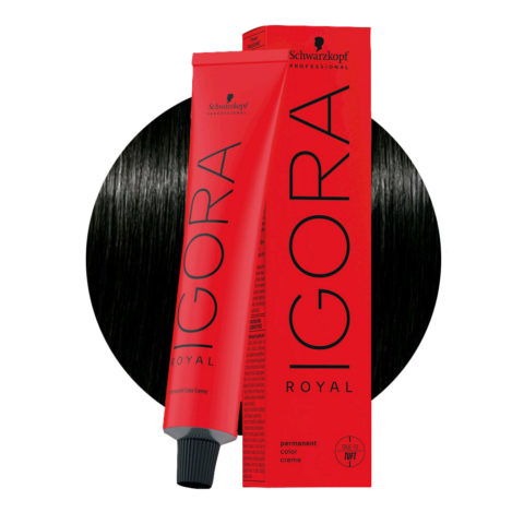 Schwarzkopf Igora Royal 1-0 Schwarz 60 ml - Natürliches Hellblond