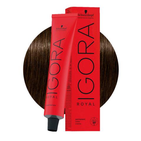 Schwarzkopf Igora Royal 5-00 Extra Natürliches Hellbraun 60ml - Permanente Färbung