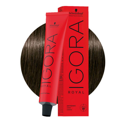 Schwarzkopf Igora Royal 5-1  Cendrè Hellbraun 60ml - Permanente Färbung