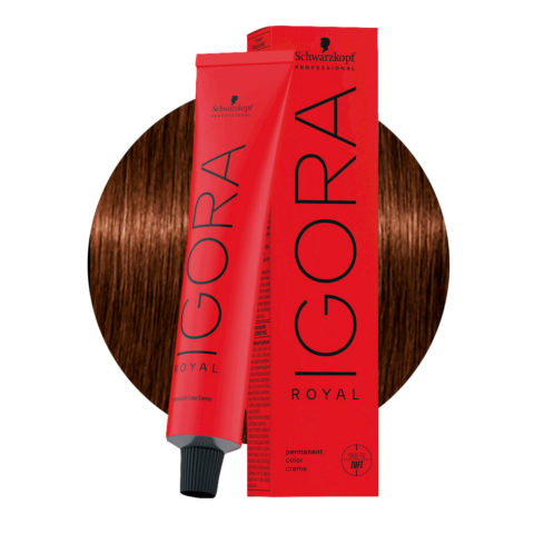 Schwarzkopf Igora Royal 5-7 Helles Kupferbraun 60ml - Permanente Färbung