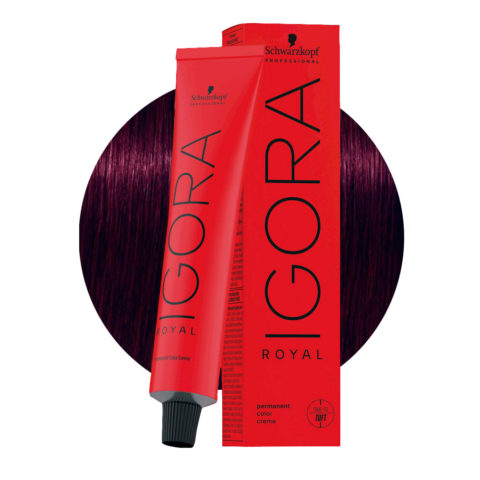 Schwarzkopf Igora Royal 4-99  Extra Violett Mittelbraun 60ml - Permanente Färbung