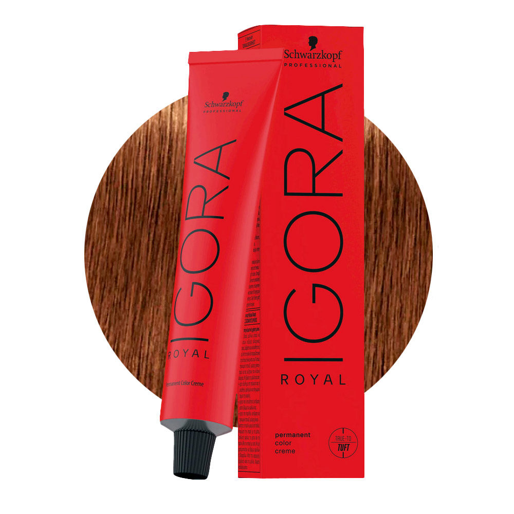 Schwarzkopf Igora Royal 7-76 Mittleres Schokoladen-Kupferblond 60ml - Natürliches Hellblond