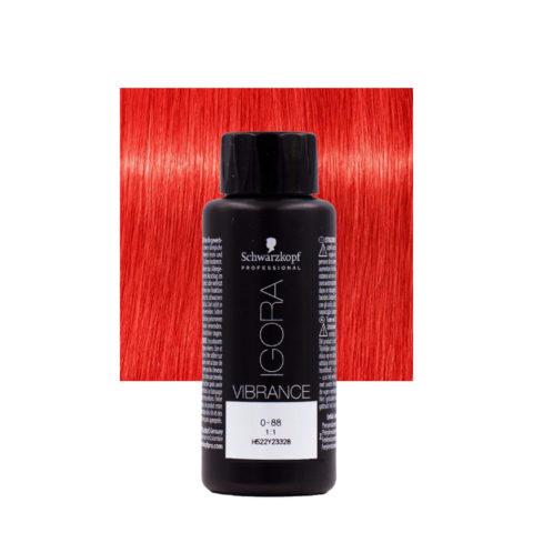 Schwarzkopf Igora Vibrance 0-88 Booster Rot 60ml - Ton-in-Ton-Färbung