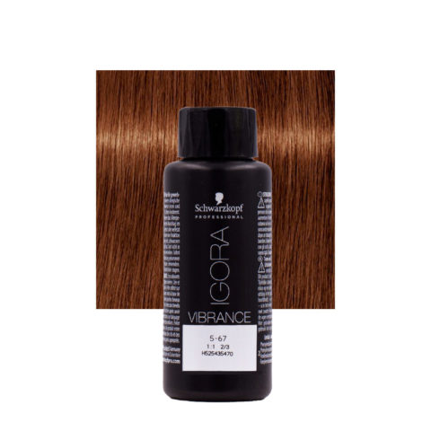 Schwarzkopf Igora Vibrance 5-67 Schokolade Kupfer Hellbraun 60 ml – Ton-in-Ton-Färbung