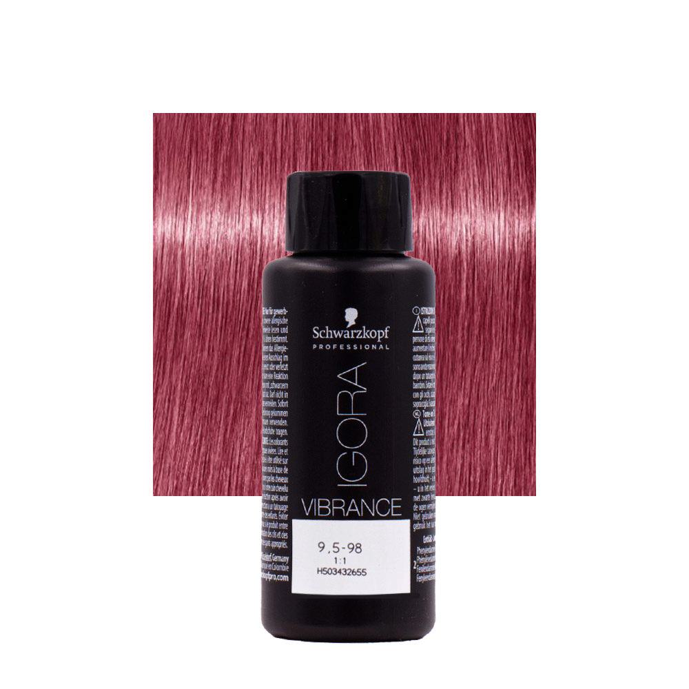 Schwarzkopf Igora Vibrance 9,5-98 Violet Red Toner 60ml - Ton-in-Ton-Färbung
