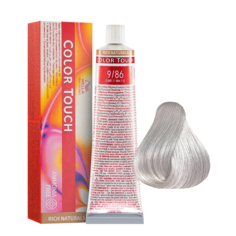 Wella Color Touch Rich Naturals 9/86 Sehr Helles Blond Perlviolett 60 ml - semipermanente Farbe ohne Ammoniak