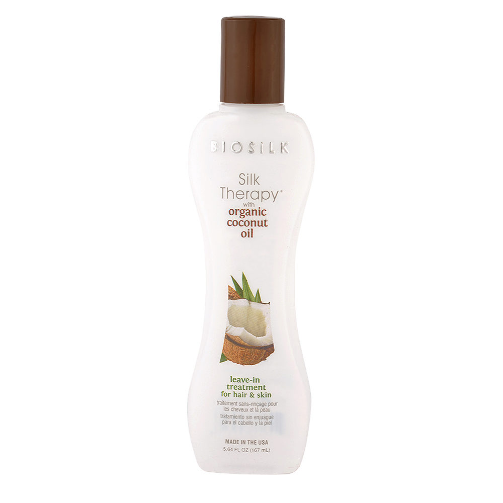 Biosilk Silk Therapy Coconut Oil Leave In Treatment Hair Skin 167ml - Serum ohne Ausspülen