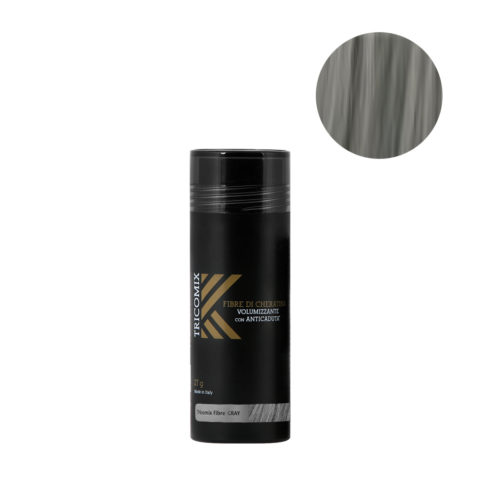 Tricomix Fibre Gray 27gr - Volumisierende Keratinfasern Mit Anti-Haarausfall-Effekt Mittelgrau