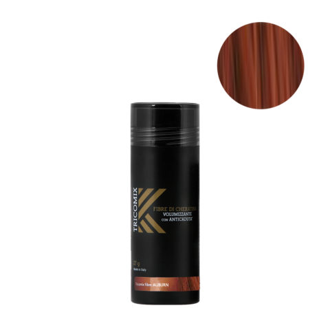 Tricomix Fibre Auburn 27gr - Volumisierende Keratinfasern Mit Anti-Haarausfall-Effekt Dunkelrot