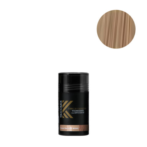 Tricomix Fibre Light Brown 12gr - Volumisierende Keratinfasern Mit Anti-Haarausfall-Effekt Hellbraun