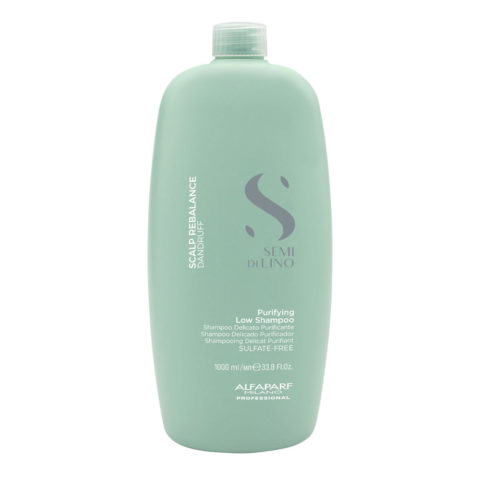 Alfaparf Milano Semi Di Lino Scalp Rebalance Purifying Low Shampoo 1000ml - zartes Reinigungsshampoo