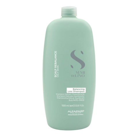 Alfaparf Milano Semi Di Lino Scalp Rebalance Balancing Low Shampoo 1000ml - sanftes ausgleichendes Shampoo