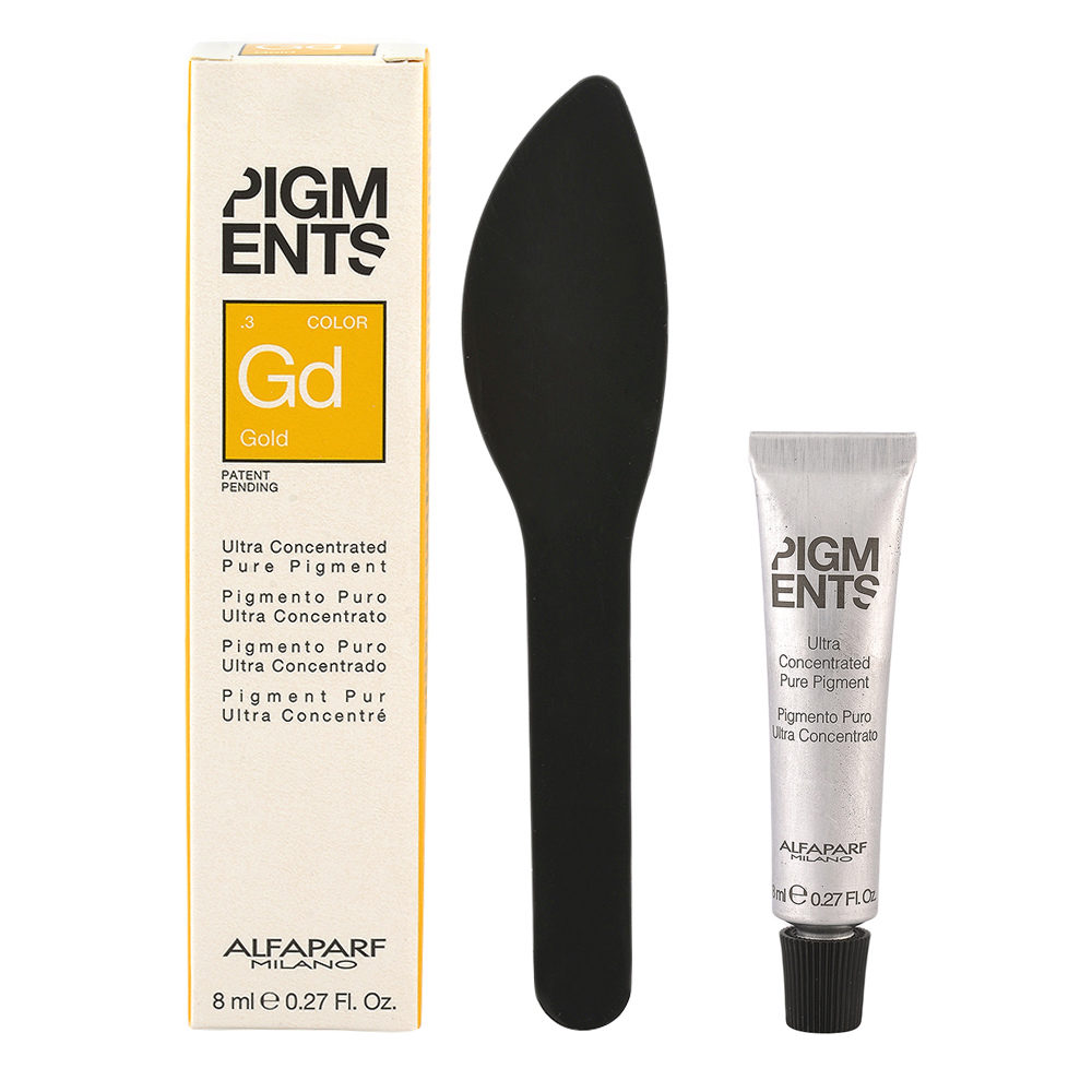 Alfaparf Milano Pigments Gd .3 Gold 8ml  - reines Goldpigment