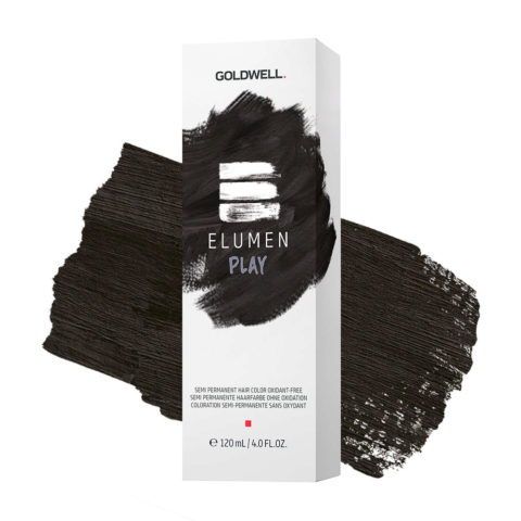 Goldwell Elumen Play Black 120ml - schwarze semi-permanente Farbe